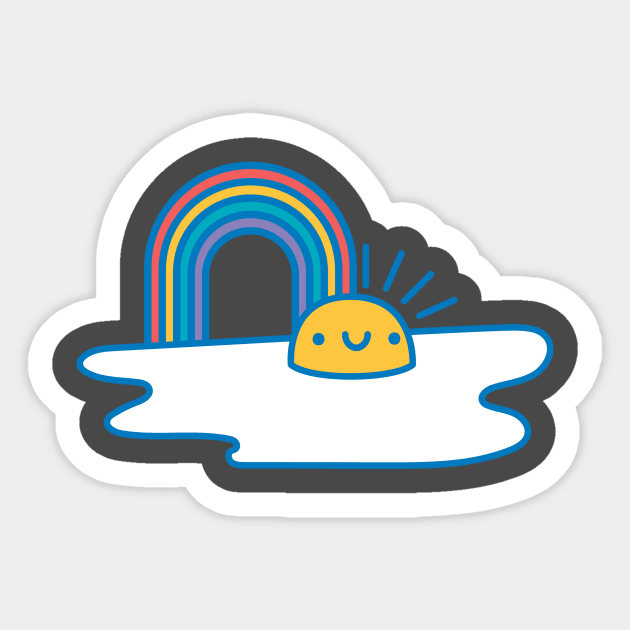 Sunnyside Up Sticker by annaboo